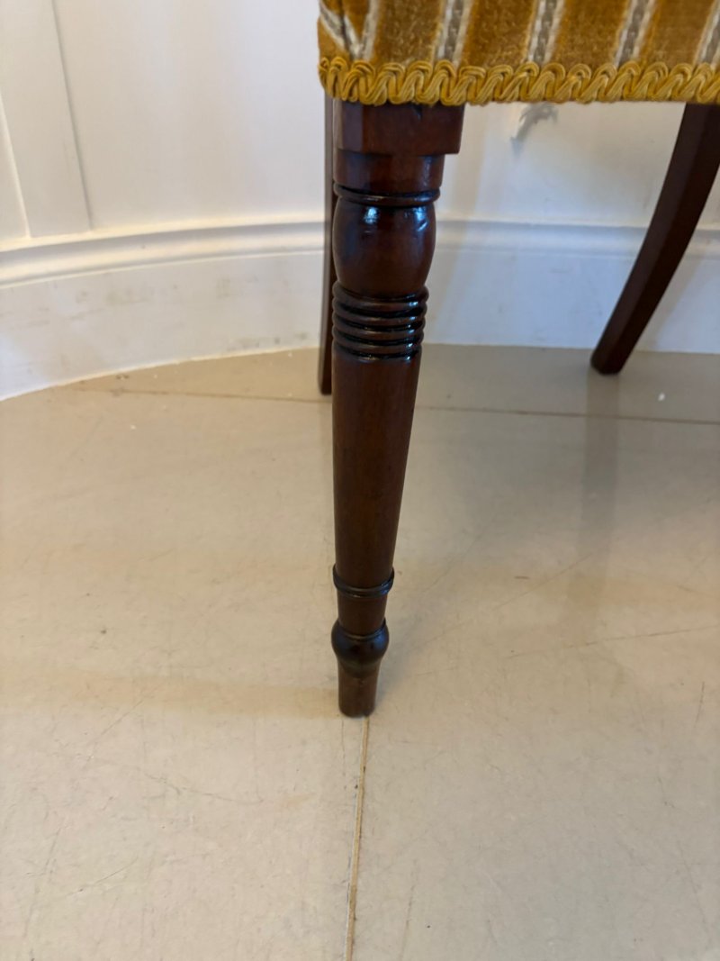 Pair of Antique George III Quality Mahogany Side Chairs - Image 13